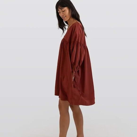 Madewell × Gracemade Miriam Organic Cotton Dress Small Medium - Picture 2 of 13